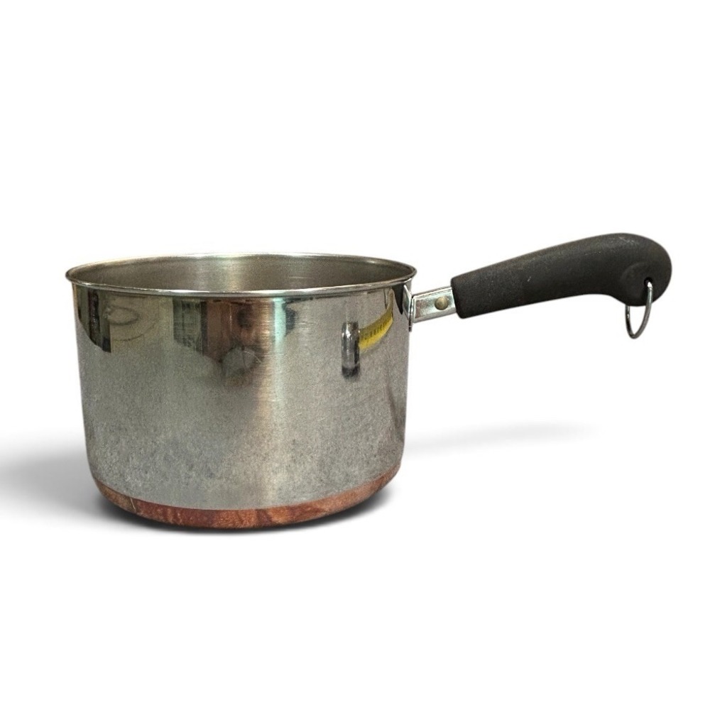 Revere Ware 1801 3 Qt Sauce Pan Copper Clad Bottom Clinton, Il No Lid